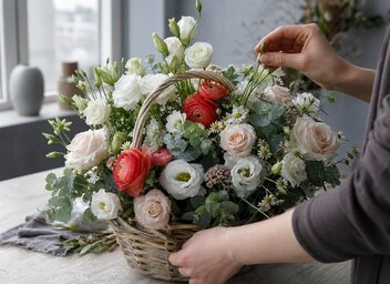 Как ухаживать за цветами в корзине с губкой
