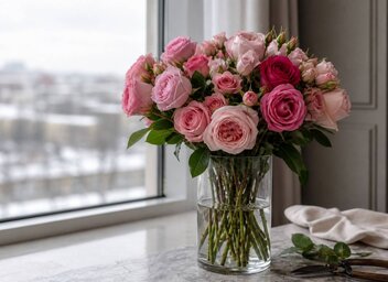 Как ухаживать за розами в вазе