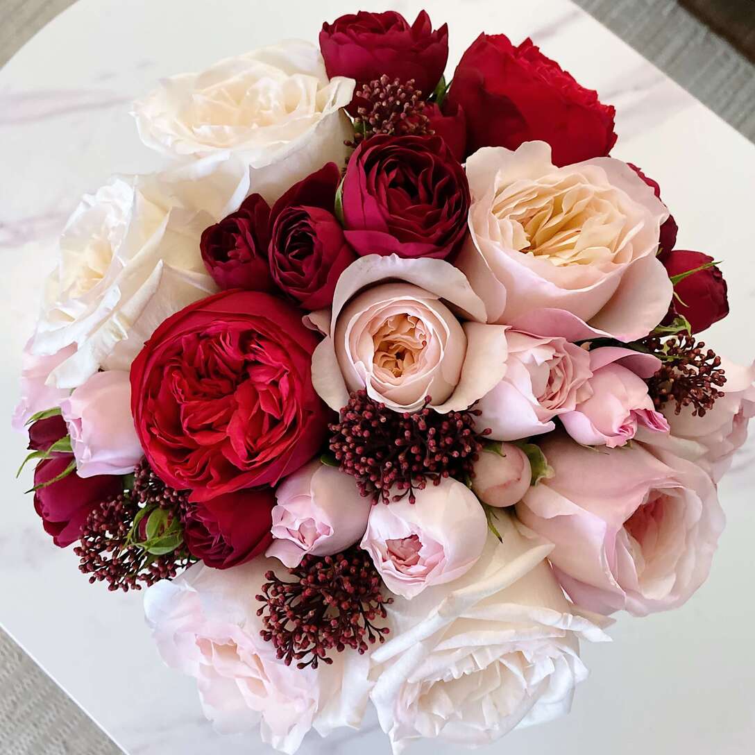 Букет Jaclyn в вазе