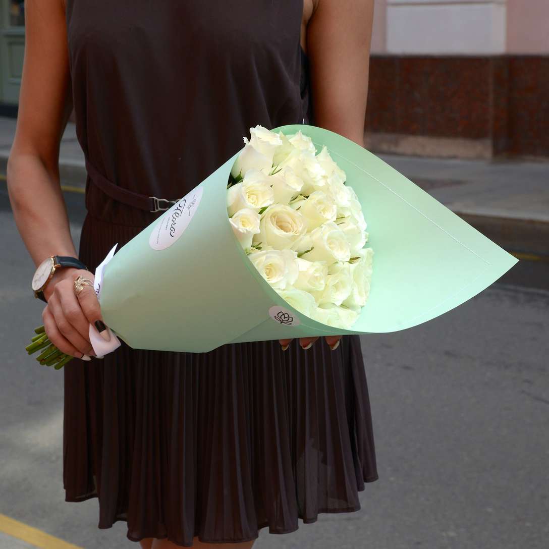 Букет из 21 розы 