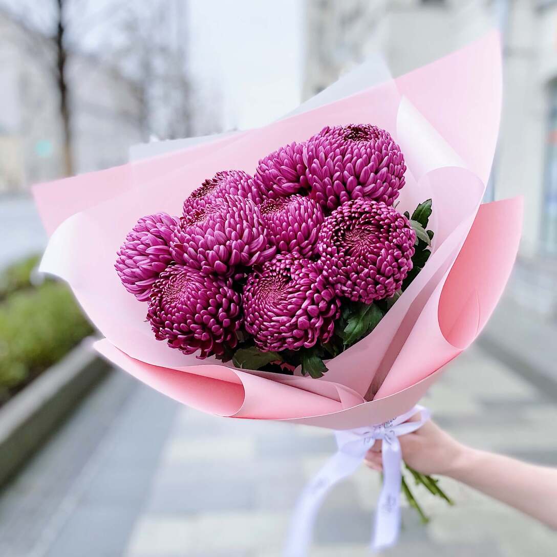 Букет хризантем 