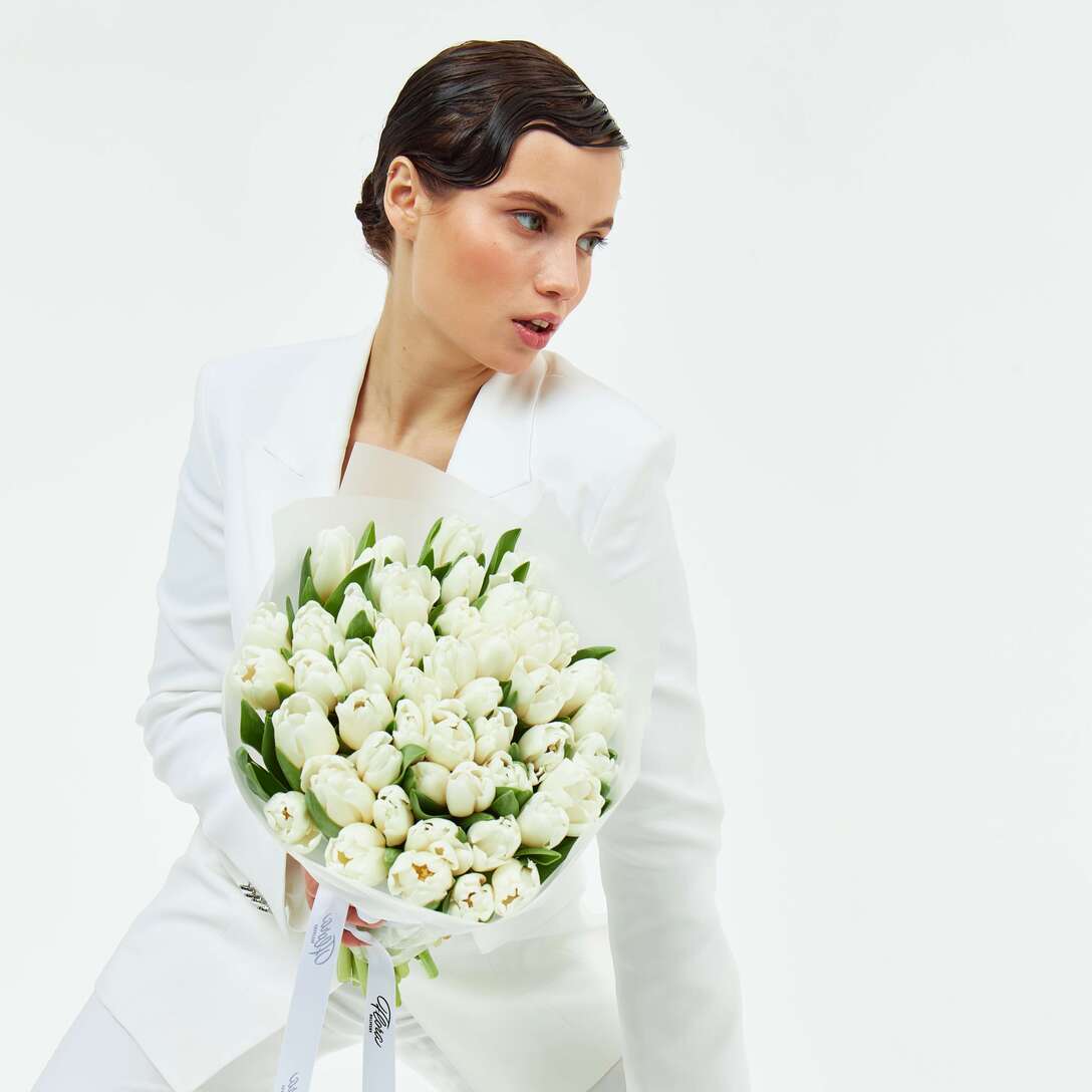 Букет из 51 тюльпана 