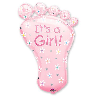 Шар Ножка Girl Фольга