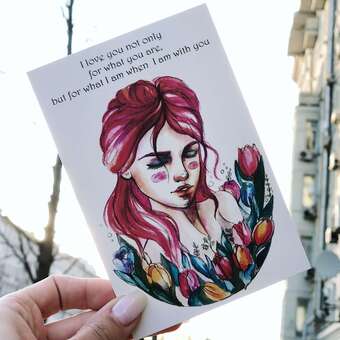 Открытка "Thank you for everything"