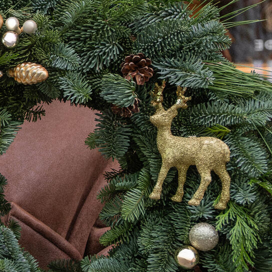 Венок новогодний «Gold»