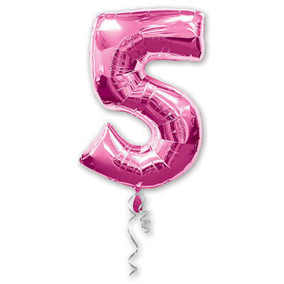 Воздушный шар "Цифра 5"