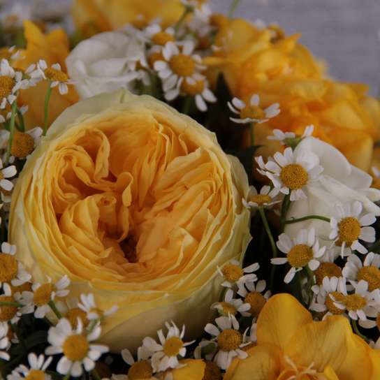 Букет "The Lemon Tree" в вазе