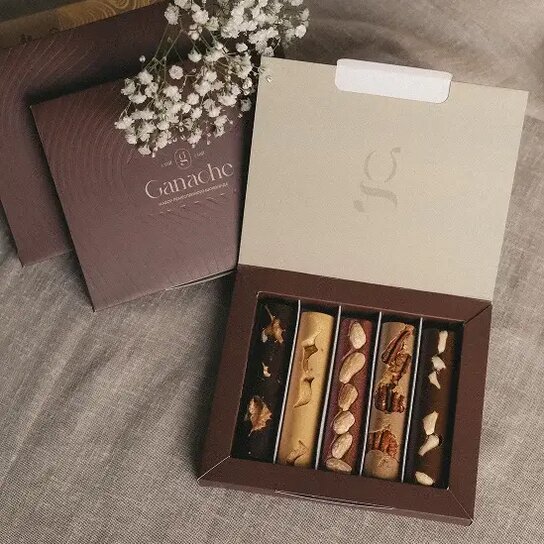 Набор ремесленного шоколада Ganache «Батончики» 125 гр