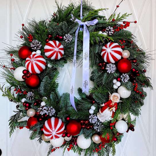 Венок новогодний "Канун Рождества"