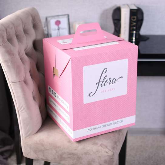 Шляпная коробка Grand "Coral Сharm" BLUE