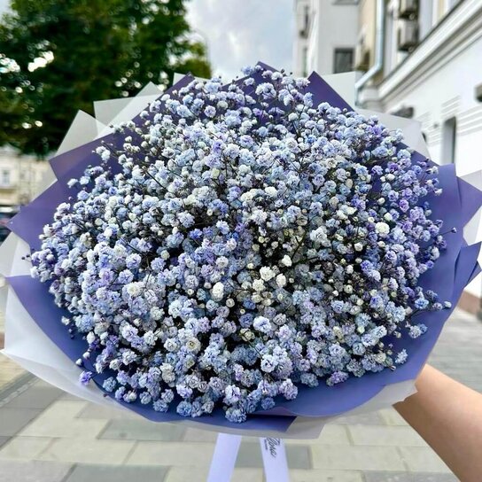 Букет из Лавандовой гипсофилы