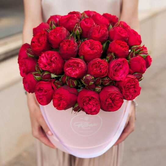 Шляпная коробка Grand "Розы Red Piano" PINK Фото 2