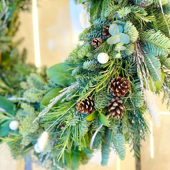 Венок новогодний "Natural"