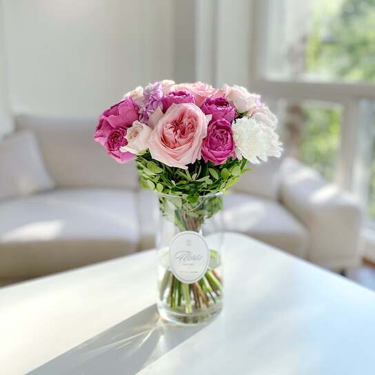 Букет "Glory" в вазе