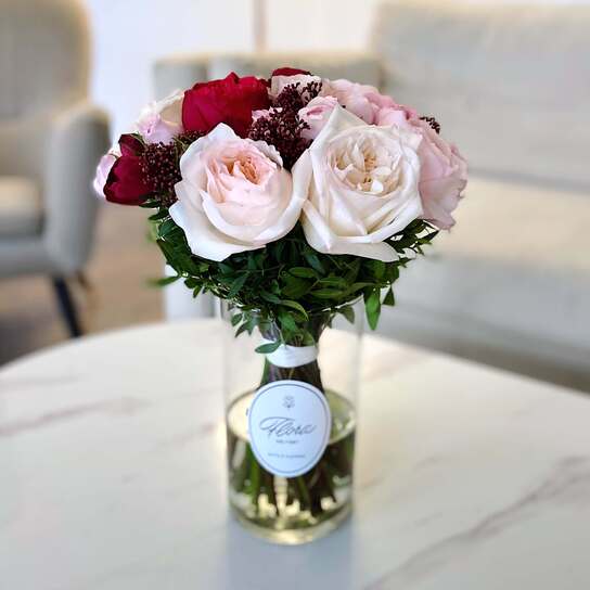 Букет Jaclyn в вазе