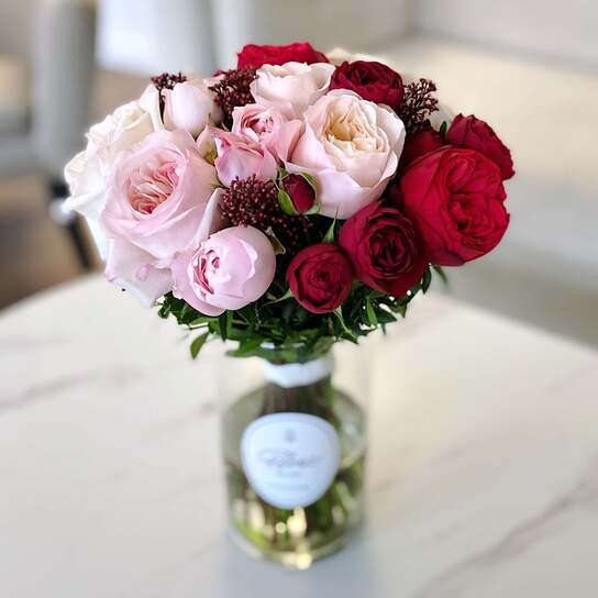 Букет Jaclyn в вазе