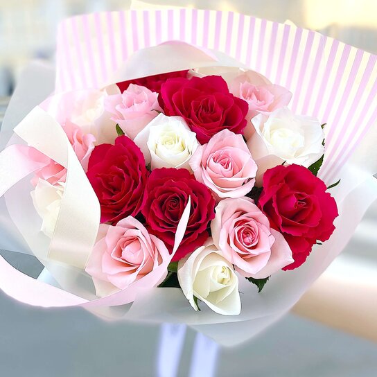 Букет Малиновый микс