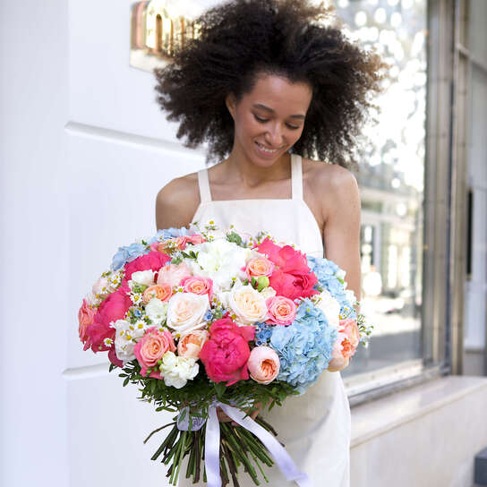 Букет "Coral Sunset" Large Фото 2