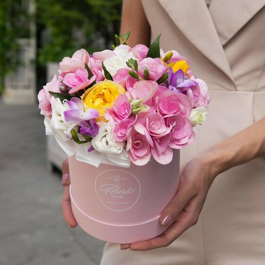 Шляпная коробка Demi "Fort-de-France" PINK