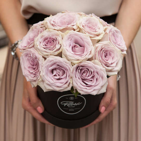 Шляпная коробка Demi "Розы Кения Purple" BLVCK Фото 2