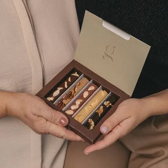 Набор ремесленного шоколада Ganache «Батончики» 125 гр Фото 3