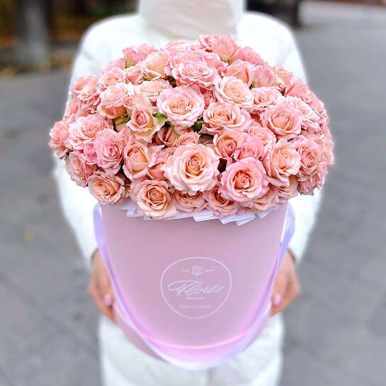 Шляпная коробка Grand "Розы Shelby" PINK Фото 2