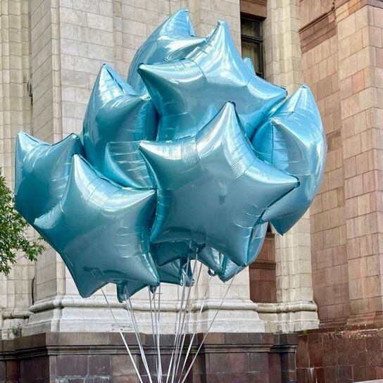 Набор шаров «Голубые звёзды» 15 шт.