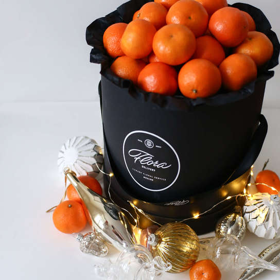 Мандаринки в шляпной коробке BLVCK