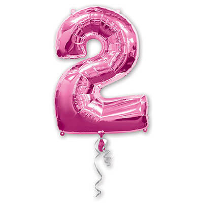 Воздушный шар "Цифра 2"