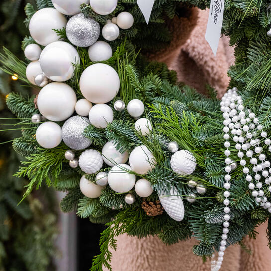 Венок новогодний «Silver»