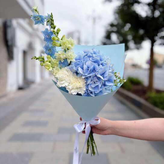 Букет "Bell" BLUE Фото 2