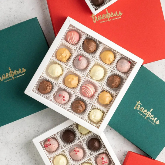 Конфеты ручной работы TRUEфель Фруктовое ассорти 16 шт (230гр)