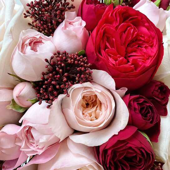 Букет Jaclyn в вазе