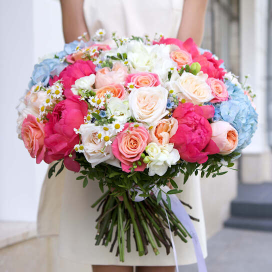 Букет "Coral Sunset" Large Фото 3