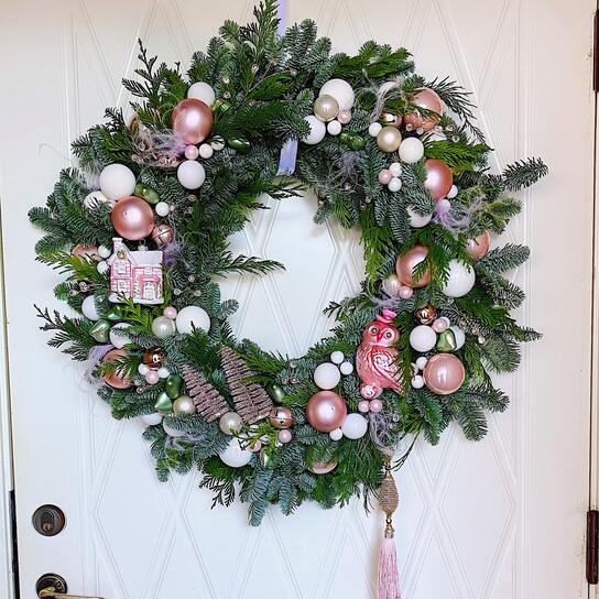 Венок новогодний "Christmas"