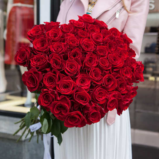 Букет из 51 розы "Freedom"