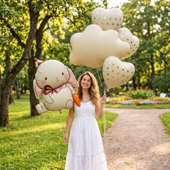 Набор воздушных шаров «Bunny and Cloud» (6 шаров)