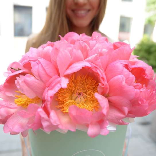 Шляпная коробка Grand "Coral Сharm" GREEN