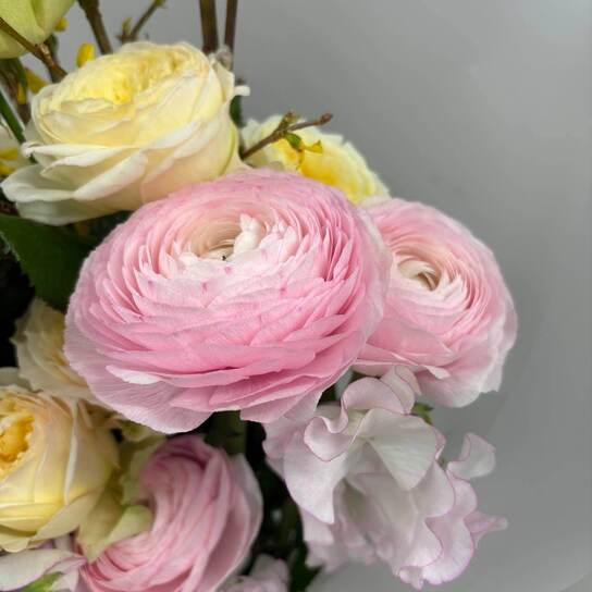 Весенний букет в корейской матовой пленке №6 Фото 2