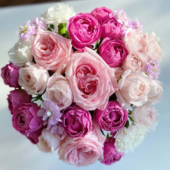 Букет "Glory" в вазе