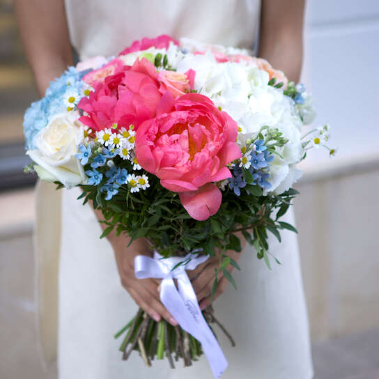 Букет "Coral Sunset" Small Фото 2