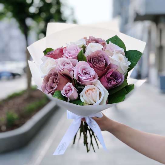 Микс из садовых роз №5