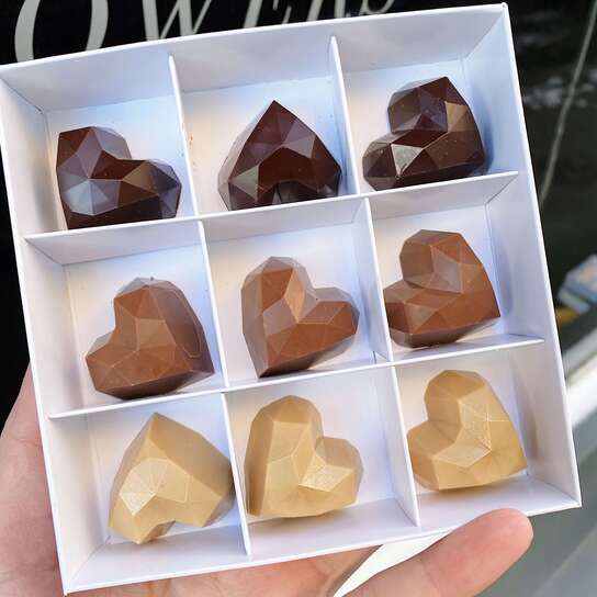 Набор конфет-сердечек ручной работы Crème de la Crème Фото 2