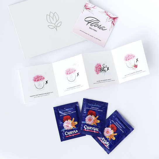 Шляпная коробка Grand "Тюльпаны Pink" WHITE