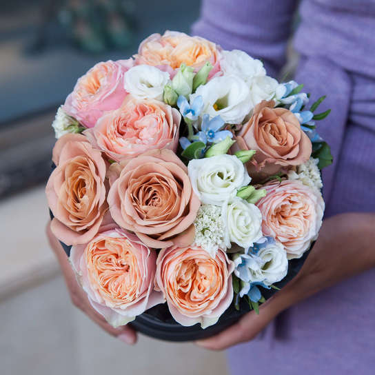 Шляпная коробка Demi "Terracota" BLVCK