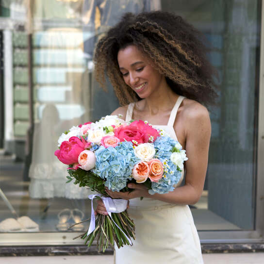 Букет "Coral Sunset" Medium