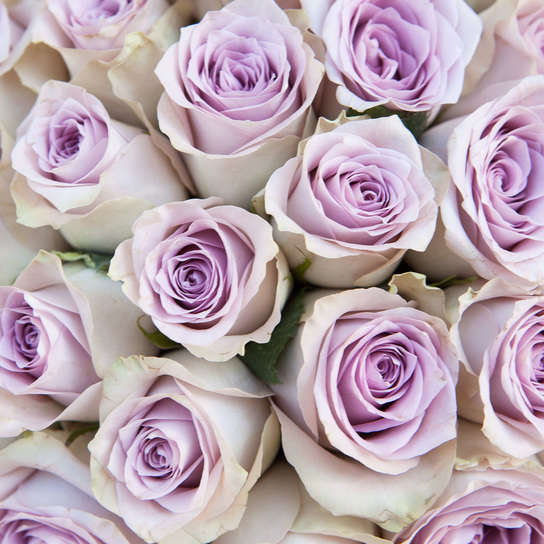 Шляпная коробка Grand с сиреневыми розами  GREEN Фото 4