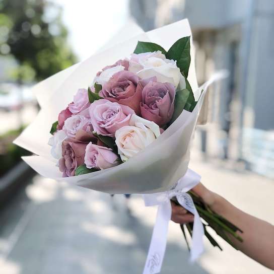 Микс из садовых роз №5