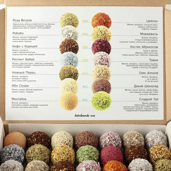 Набор полезных конфет 35х14 большой набор