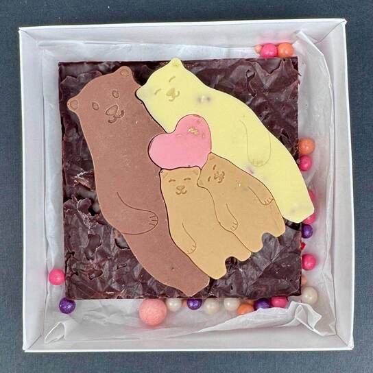 Шоколадный пазл Семья Медведей "Crème de la Crème" 130 гр Фото 2